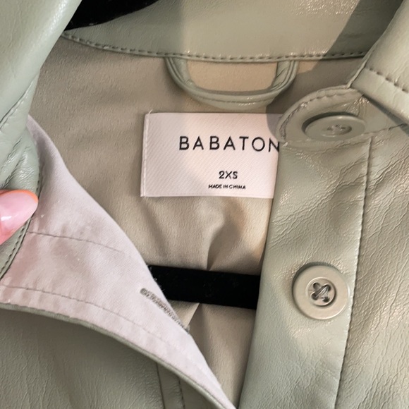 Babaton leather jacket aritzia - Picture 2 of 2